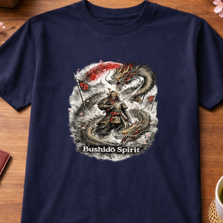 T-Shirt Relaxed Fit Bushido Spirit Dragon