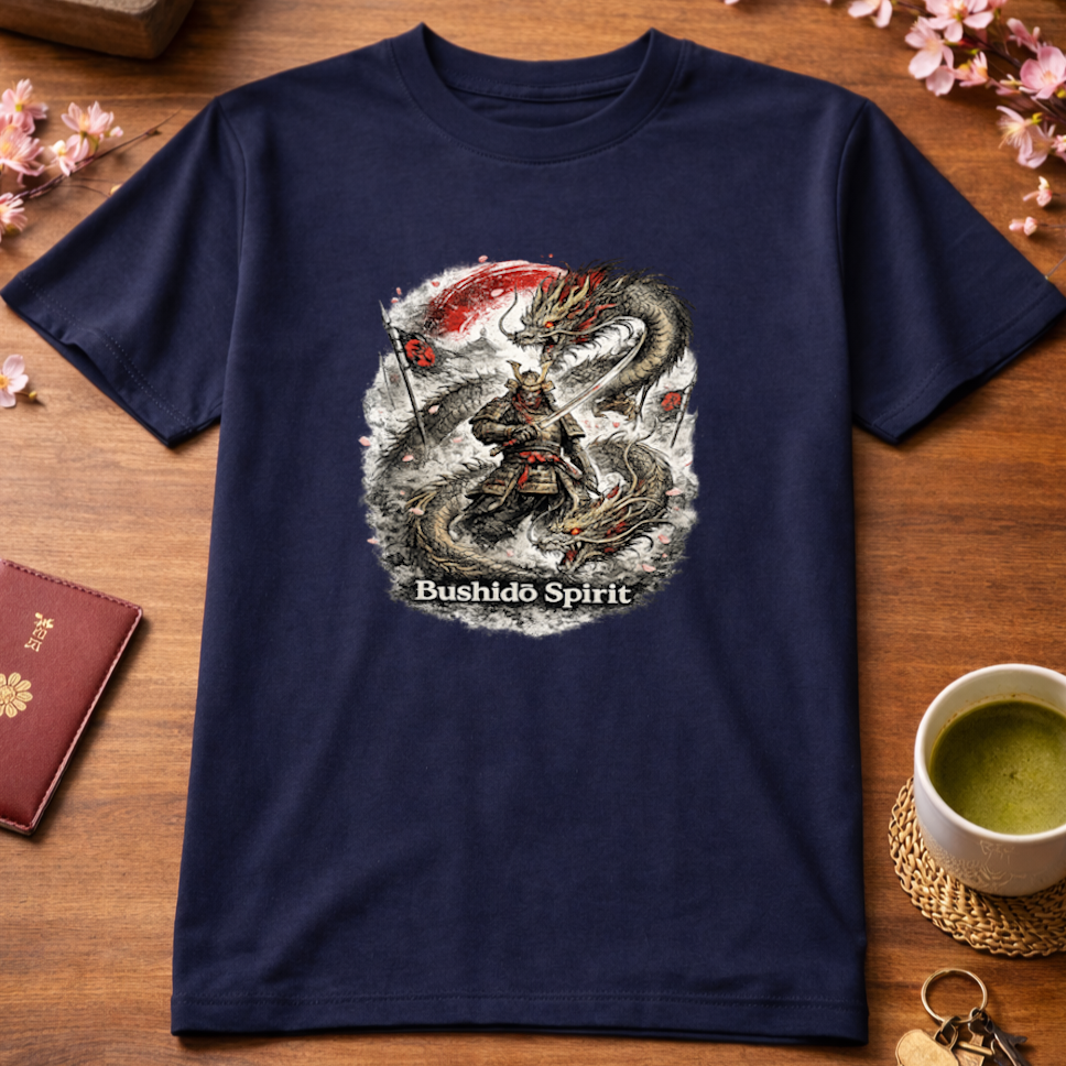 T-Shirt Relaxed Fit Bushido Spirit Dragon