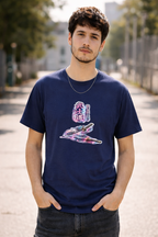 T-Shirt Relaxed Fit Bushido Neon Katana Sword