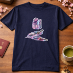 T-Shirt Relaxed Fit Bushido Neon Katana Sword