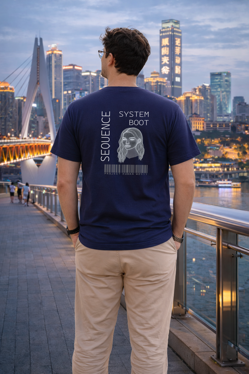 T-Shirt Relaxed Fit Anime Women Loading Data