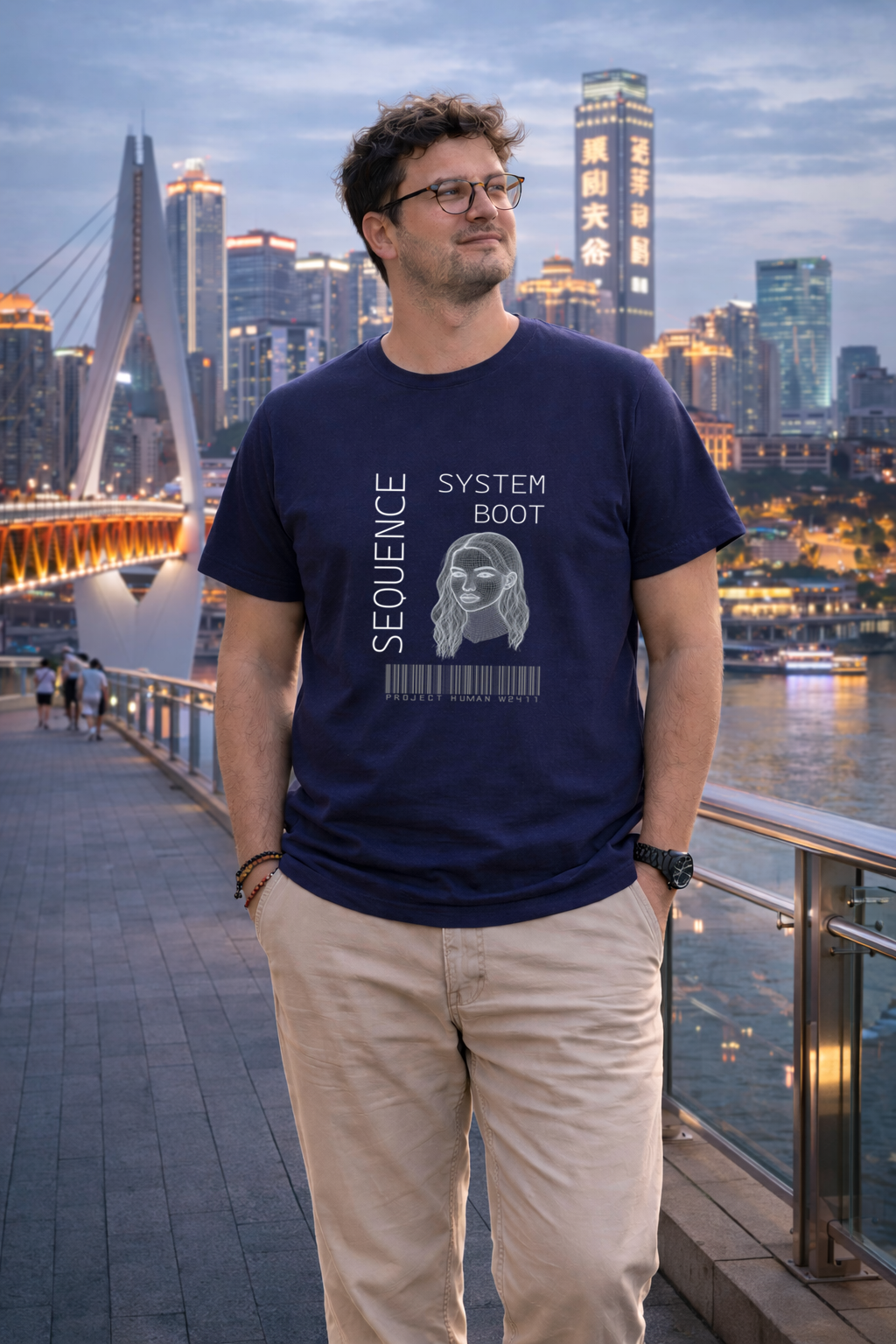 T-Shirt Relaxed Fit Anime Women Loading Data