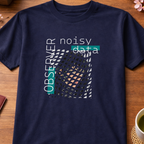 T-Shirts Relaxed Fit Anime Women Black Hair Noisy Data 2