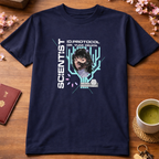 T-Shirt Relaxed Fit Anime Women Black Hair Neural Doctor