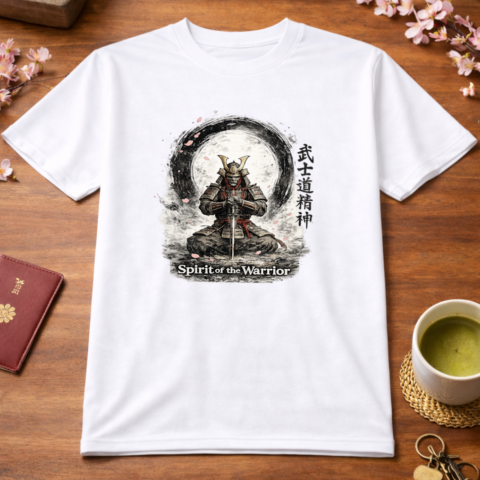 T-Shirt Relaxed Fit Bushido Samurai Zen